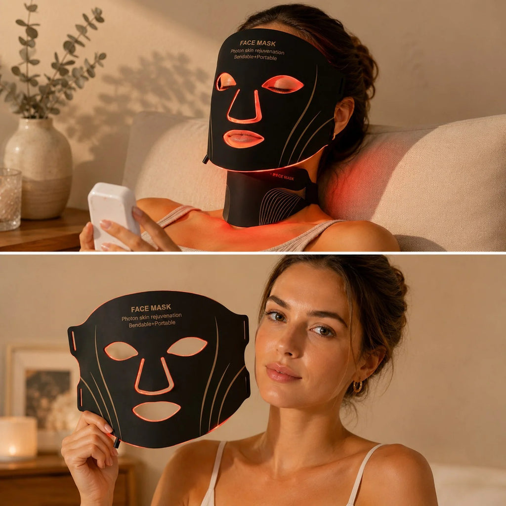 Mascarilla LED Facial Piel de Luz | 7 Colores de Luz para tu Ritual en Casa