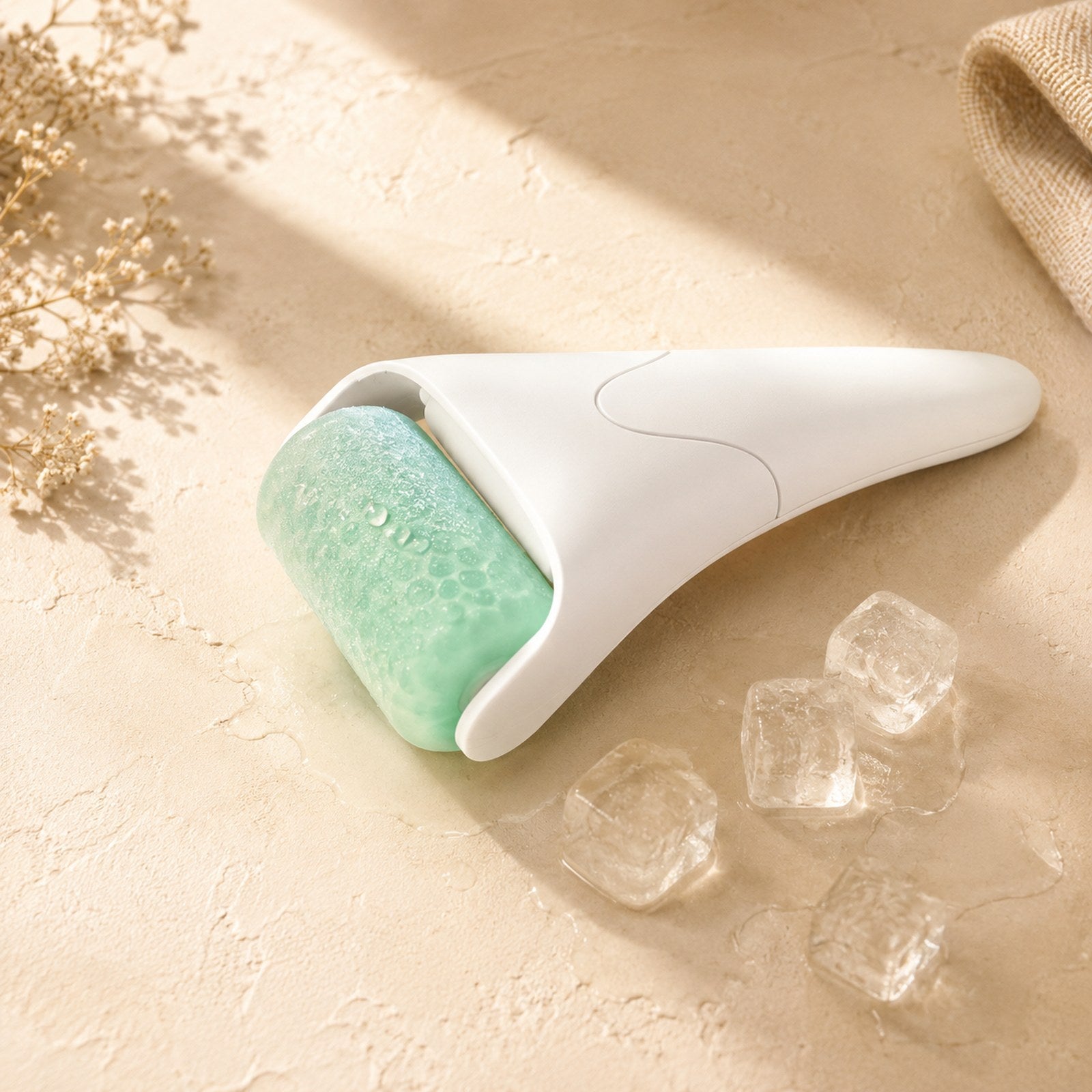 Kit Ritual Facial Piel de Luz — Mascarilla LED + Rodillo de Hielo + Parches